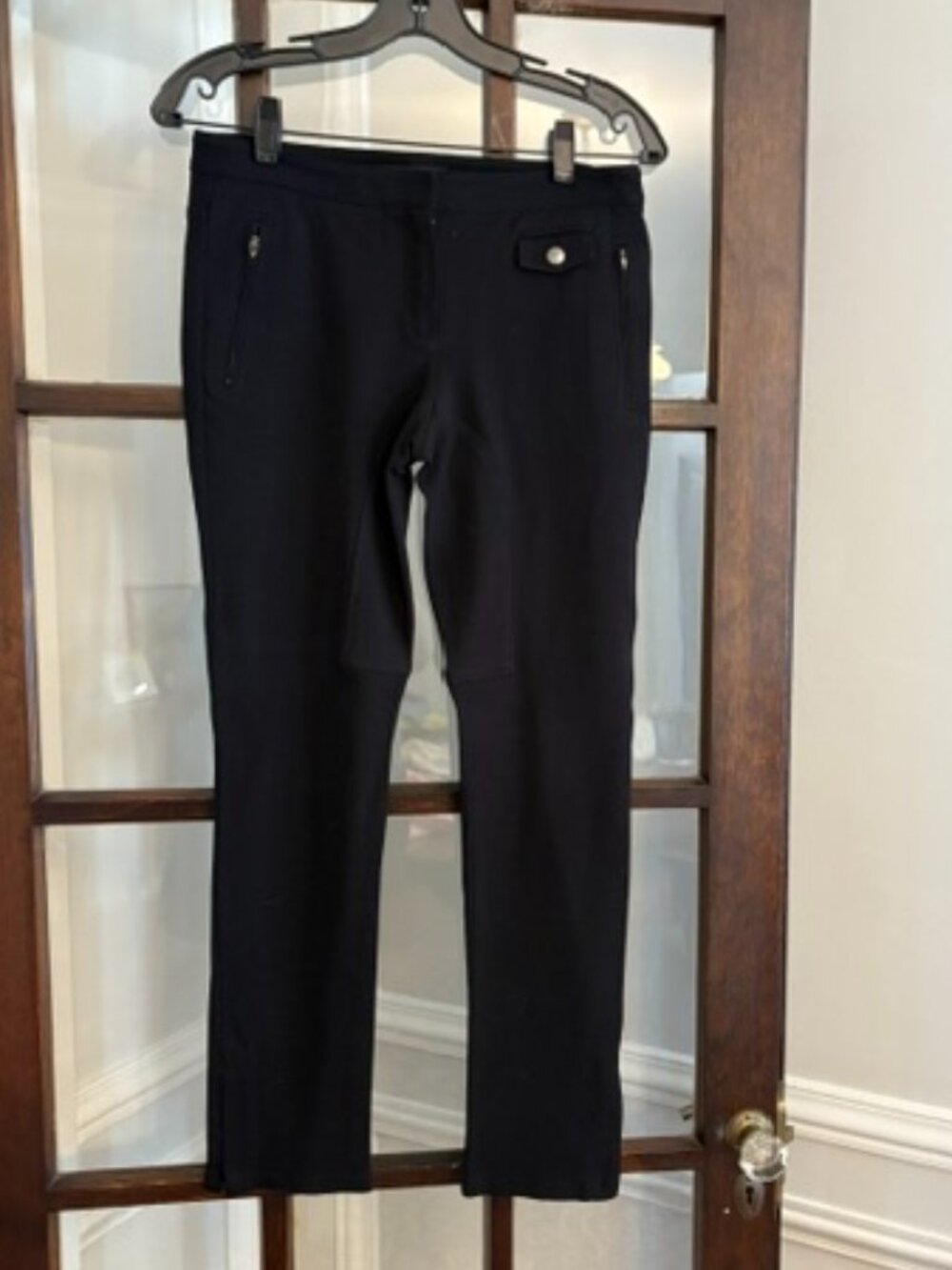 Theory Black Riding Pants, Size 4